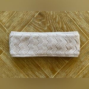 Lululemon Chevron Knit Ear Warmer Pink Mist